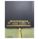 Weatherhead Fuel Line Sign