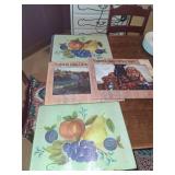 Set of 4 Tempered Glass Cutting Boards
