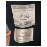 Sears Wool/Fur Coat