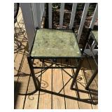 Pair of Glass Top Side Tables