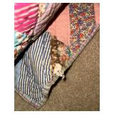 Full Size Handmade Quilt with Wear