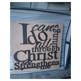 I Can  Wood Wall Decor