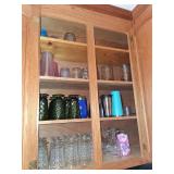 Cabinet Lot Of Glasses
