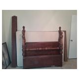 1930 Poster Bed with Rails and Slats
