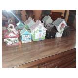 Lot of 6 Bird Houses