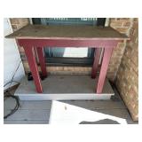 Wood Table and Storage Chair