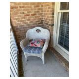 2 Wicker Chairs and Table