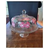 Painted Cake Plate