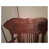 Tiger Oak Rocking Chair