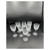 Set of 8 Waterford Glasses Set of 8 Waterford Glasses