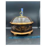 Wooden Painted Dowery Box Wooden Painted Dowery Box