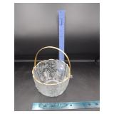 Glass Basket and Glass Ice Bucket Glass Basket and Glass Ice Bucket