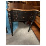 Vintage Wooden Side Table with 2 Drawers Vintage Wooden Side Table with 2 Drawers