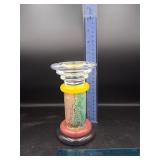 *Medium Multi Color Candle Holder *Medium Multi Color Candle Holder