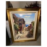 Gold Framed Signed Oil on Canvas Gold Framed Signed Oil on Canvas