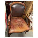 Wooden Leather Chair Wooden Leather Chair