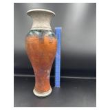 Pottery Vase Signed Pottery Vase Signed