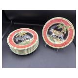 Siddhia Hutchinson Jungle Safari Plates Siddhia Hutchinson Jungle Safari Plates