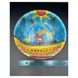 Penzo Painted Glass Bowl Penzo Painted Glass Bowl