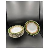 American Atelier Christmas Bowls American Atelier Christmas Bowls