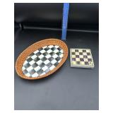Mackenzie Childs Tray and Coasters Mackenzie Childs Tray and Coasters
