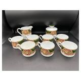 American Atelier Christmas Mug, Cream and Sugar American Atelier Christmas Mug, Cream and Sugar