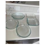 Lot of 5 Pyrex Bowls