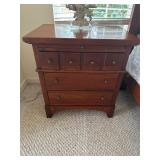 Wooden 3 Drawer Side Table