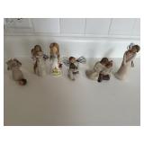 Wooden Angle Figures