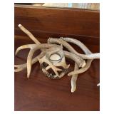 Antler Lamp and Candle Holder Decor