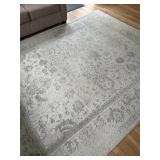 Grey Patterned Rug