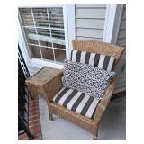 Wicker Chair and Table