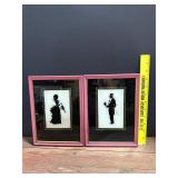 Lot of 8 Silhouettes