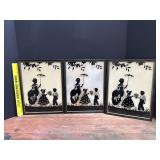 Lot of 3 Silhouettes