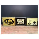 Lot of 3 Silhouettes