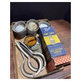 Collection of Zinc Jar Lids, etc.