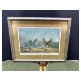 Swinging on The Homestretch  Framed Picture