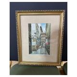 Framed Canvas Painting