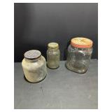 3 Vintage Jars