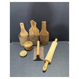 Wooden Vintage Kitchenware