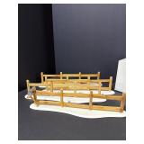 Village Split Rail Fence set of 4 Department 56