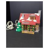 The Original Snow Village  PINEWOOD LOG CABIN  Dep