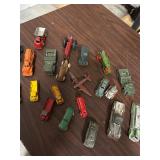Lot of Vintage Cars and Figures