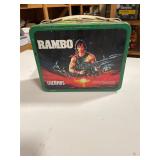 Vintage Rambo Metal Lunch box