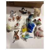 Assorted Ceramic Miniature Collectables Figurines