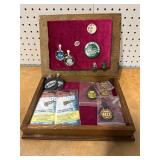 Variety of Keychains and Pins