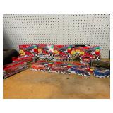 Assortment of NASCAR transporters