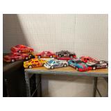 Assortment of large play NASCAR Cars