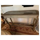 Hallway Table with Glass Top