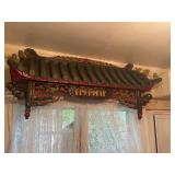 Ornate Chinese Carved Cornice Panel